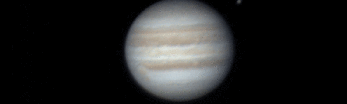 Rotazione parziale Giove DBK 31 brw 2 x 16 filmati 1500 frames ca da uno a 15 fps