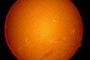 Sole H-alfa  13-08-19 09-25-08 UT 07 25 08 