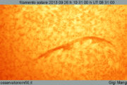 Filamento  Solare 13-09-26 h  10-31-00 h UT 08 31 00