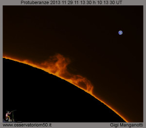 Protuberanze 13-11-29 11-13-30 h 10 13 30 UT