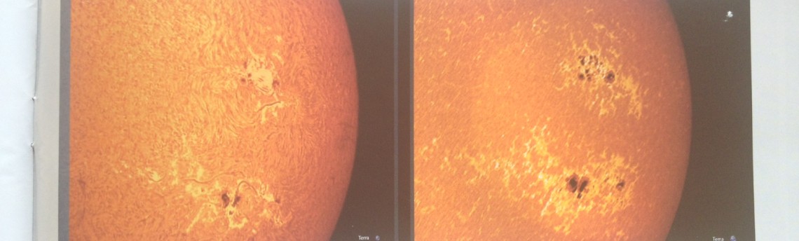 Nuovo Orione 02/04/2014 – Macchie Solari con filtri in H-alpha e Ca-K