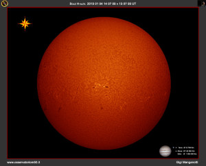 Sole H-alfa 15-01-04 14-07-05 h 13 07 05 UT