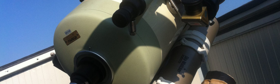 #Takahashi Mewlon Dall’ Kirkham 250 mm – ED 80 Sky Watcher – Coronado SolarMax ED 70 mm  Ca-K- Coronado SolarMax H-alfa 40 mm  ED 70 Carbon e 2 cercatori montatura EQ8