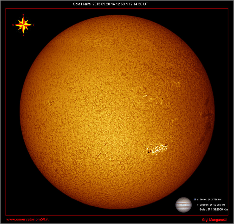 Sole H-alfa  2015 09 28 14 12 56 h 12 14 56 UT
