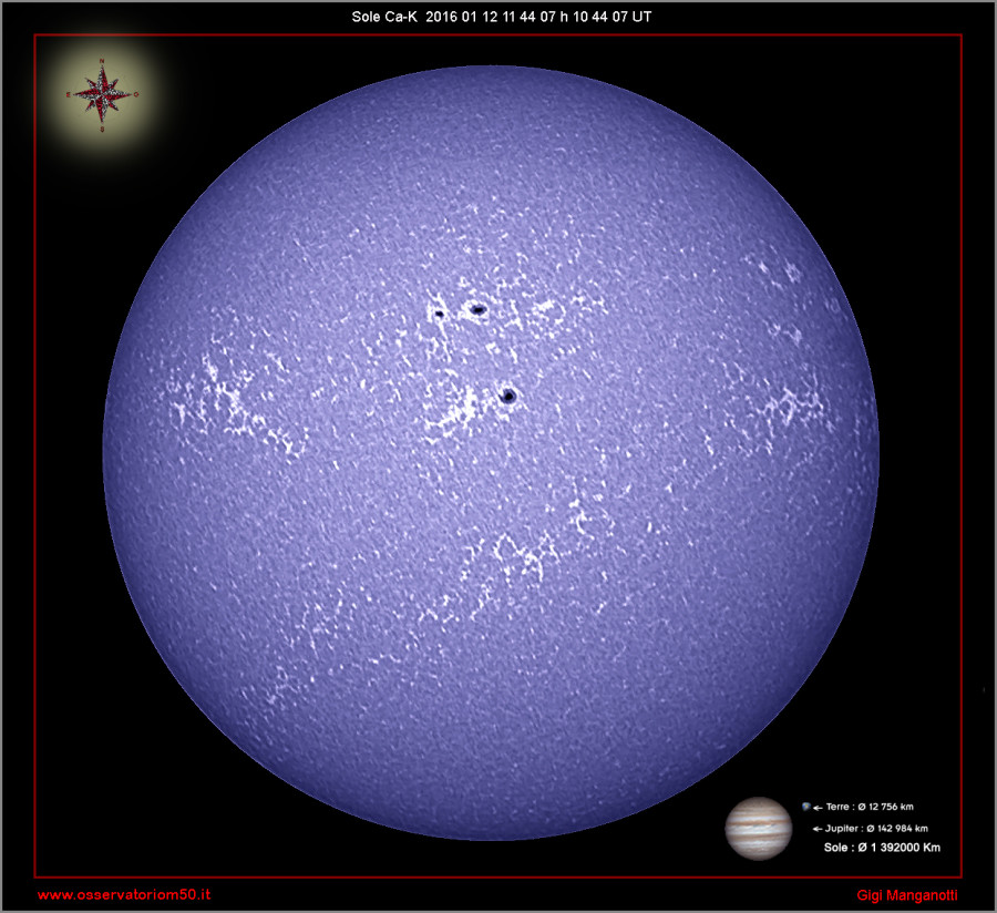 Sole Ca-K 2016 01 12 11 44 07 h 10 44 07 UT