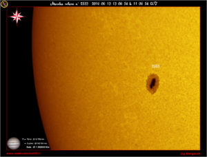 Macchia Solare 2553  16-06-13 13-06-54 h 11 06 54 UT