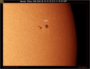 Macchia solare 2554 16-06-13 13-13-07 h 11 13 07 UT