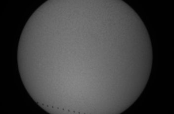 Passaggio ISS sul Sole 19 04 2018 h 17 25m 08"