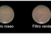 Marte vari tipi di filtri per oservare la superficie