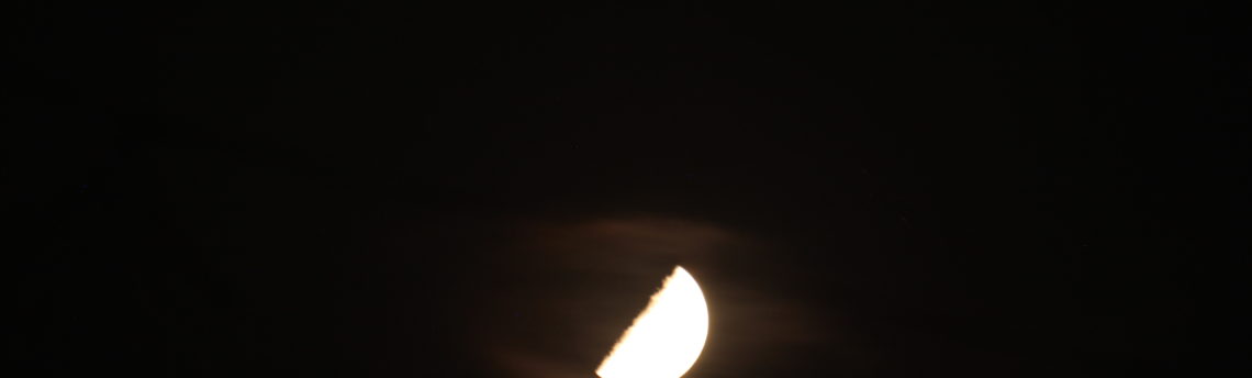 Congiunzione luna Saturno 05-10-2019