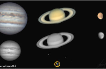 Tre pianeti in un'unica serata 07 07 2020