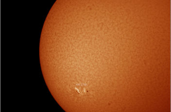 Sole macchia solare 06 11 2020