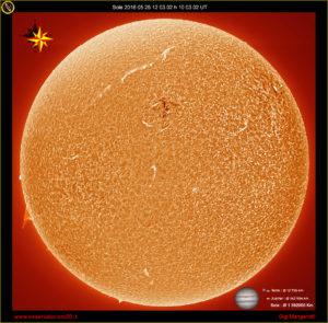 Full Sun 2016 05 25 12 03 02 h 10 03 02 UT